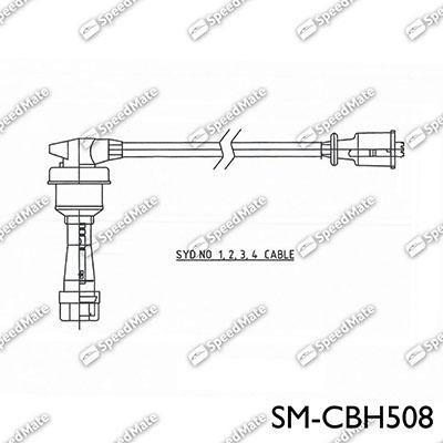 SpeedMate SM-CBH508 - Kit de câbles d'allumage cwaw.fr