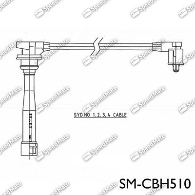 SpeedMate SM-CBH510 - Kit de câbles d'allumage cwaw.fr