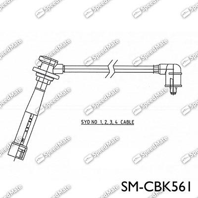 SpeedMate SM-CBK561 - Kit de câbles d'allumage cwaw.fr