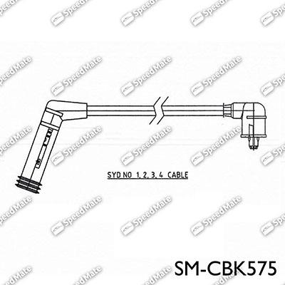 SpeedMate SM-CBK575 - Kit de câbles d'allumage cwaw.fr