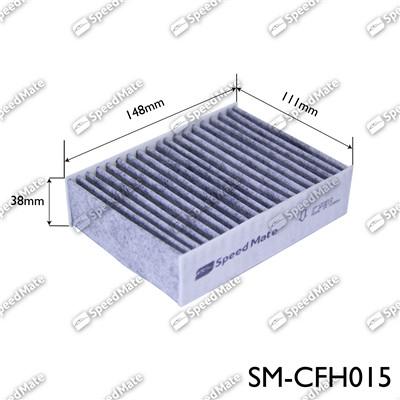 SpeedMate SM-CFH015 - Filtre, air de l'habitacle cwaw.fr