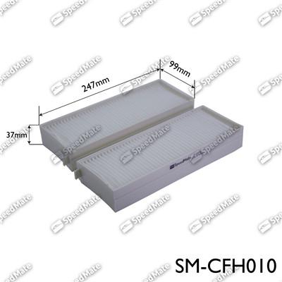 SpeedMate SM-CFH010 - Filtre, air de l'habitacle cwaw.fr