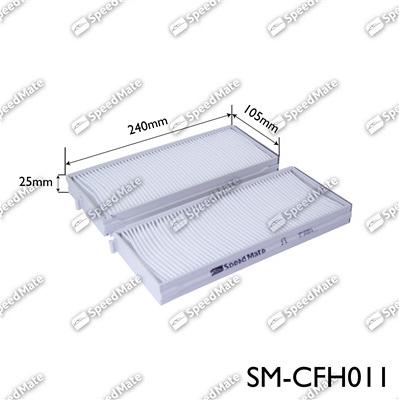 SpeedMate SM-CFH011 - Filtre, air de l'habitacle cwaw.fr