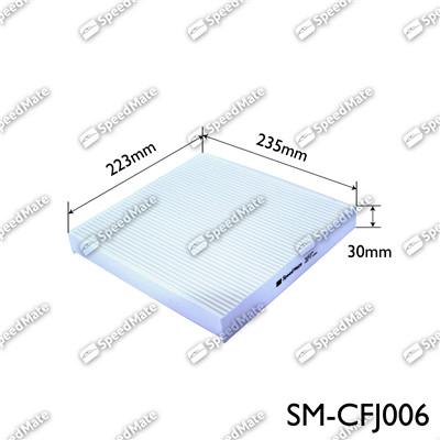 SpeedMate SM-CFJ006 - Filtre, air de l'habitacle cwaw.fr