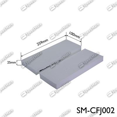 SpeedMate SM-CFJ002 - Filtre, air de l'habitacle cwaw.fr