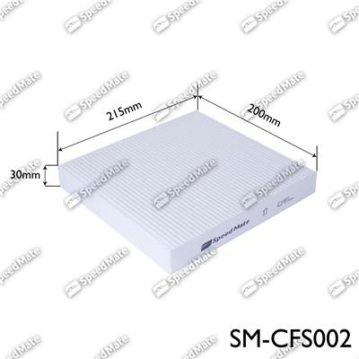 SpeedMate SM-CFS002 - Filtre, air de l'habitacle cwaw.fr