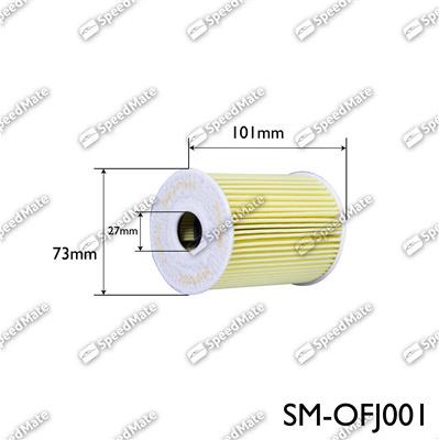 SpeedMate SM-OFJ001 - Filtre à huile cwaw.fr