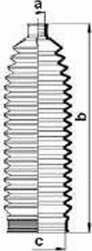 Spidan 83693 - Jeu de joints-soufflets, direction cwaw.fr