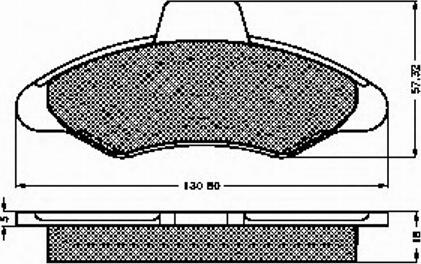 Spidan 30948 - Kit de plaquettes de frein, frein à disque cwaw.fr