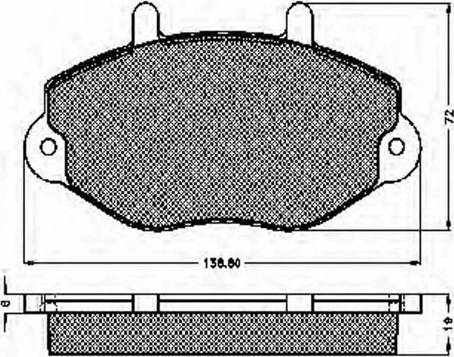 Spidan 30959 - Kit de plaquettes de frein, frein à disque cwaw.fr