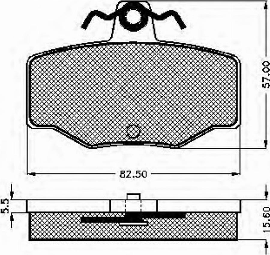 Spidan 30954 - Kit de plaquettes de frein, frein à disque cwaw.fr