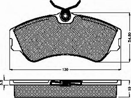 Spidan 30956 - Kit de plaquettes de frein, frein à disque cwaw.fr