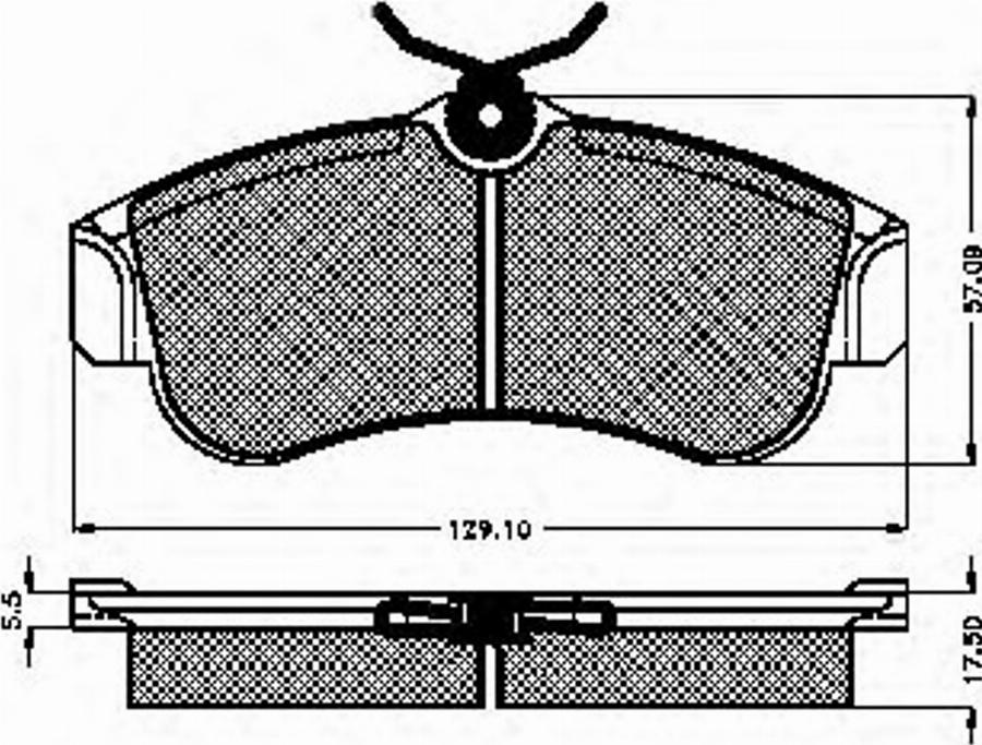 Spidan 30953 - Kit de plaquettes de frein, frein à disque cwaw.fr