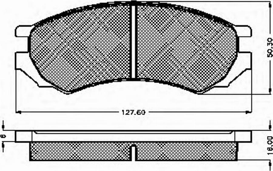 Spidan 30952 - Kit de plaquettes de frein, frein à disque cwaw.fr