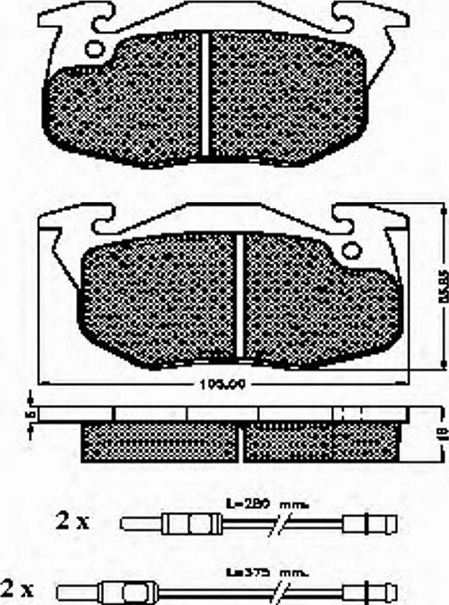 Spidan 30974 - Kit de plaquettes de frein, frein à disque cwaw.fr