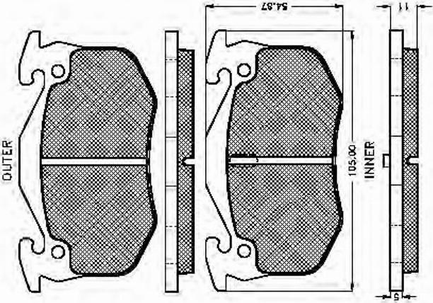 Spidan 30975 - Kit de plaquettes de frein, frein à disque cwaw.fr