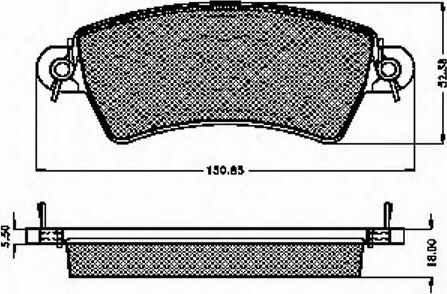 Spidan 30610 - Kit de plaquettes de frein, frein à disque cwaw.fr