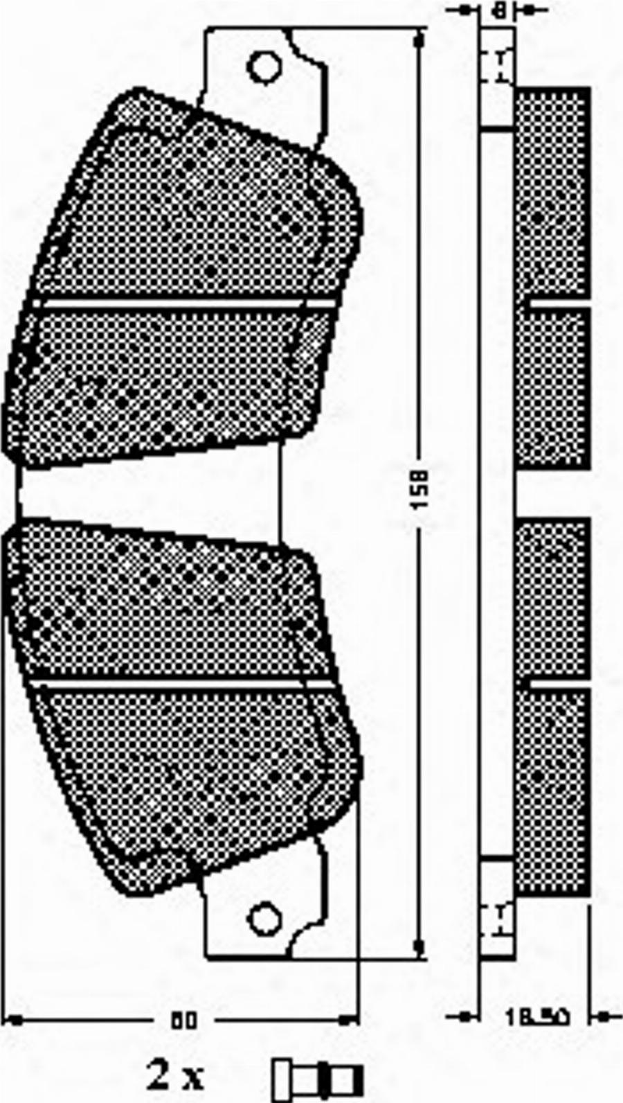 Spidan 30090 - Kit de plaquettes de frein, frein à disque cwaw.fr