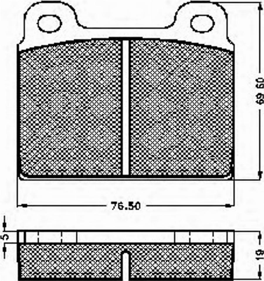 Spidan 30049 - Kit de plaquettes de frein, frein à disque cwaw.fr