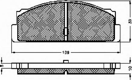 Spidan 30009 - Kit de plaquettes de frein, frein à disque cwaw.fr