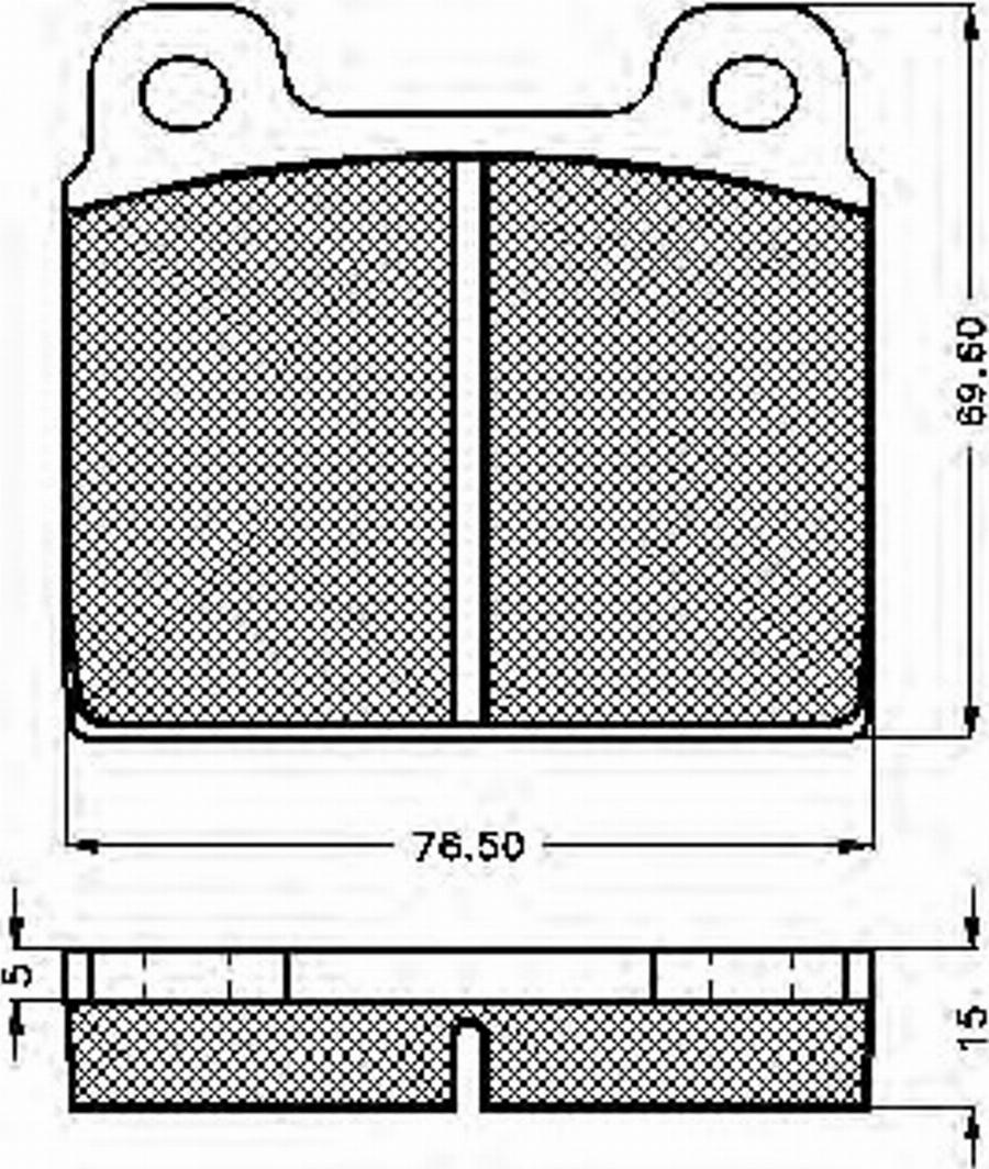 Spidan 30004 - Kit de plaquettes de frein, frein à disque cwaw.fr