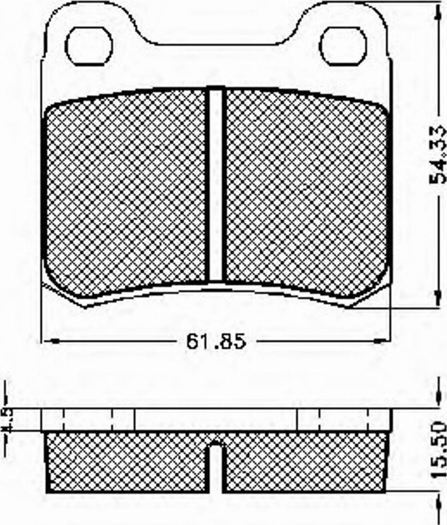 Spidan 30008 - Kit de plaquettes de frein, frein à disque cwaw.fr