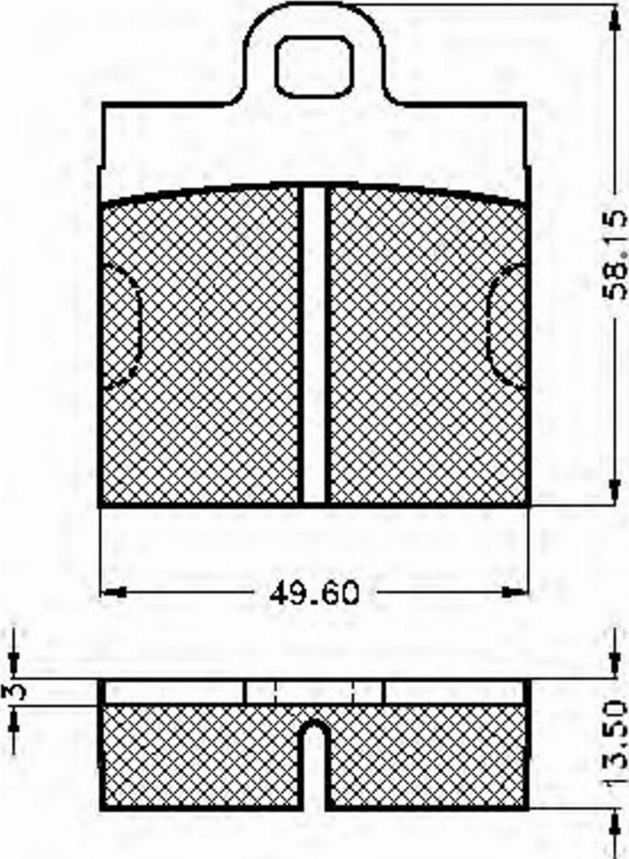 Spidan 30011 - Kit de plaquettes de frein, frein à disque cwaw.fr