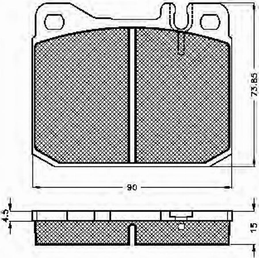 Spidan 30089 - Kit de plaquettes de frein, frein à disque cwaw.fr