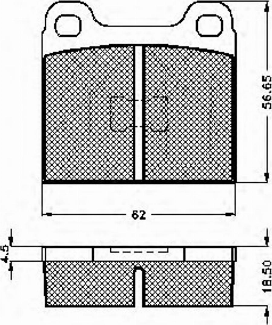 Spidan 30081 - Kit de plaquettes de frein, frein à disque cwaw.fr