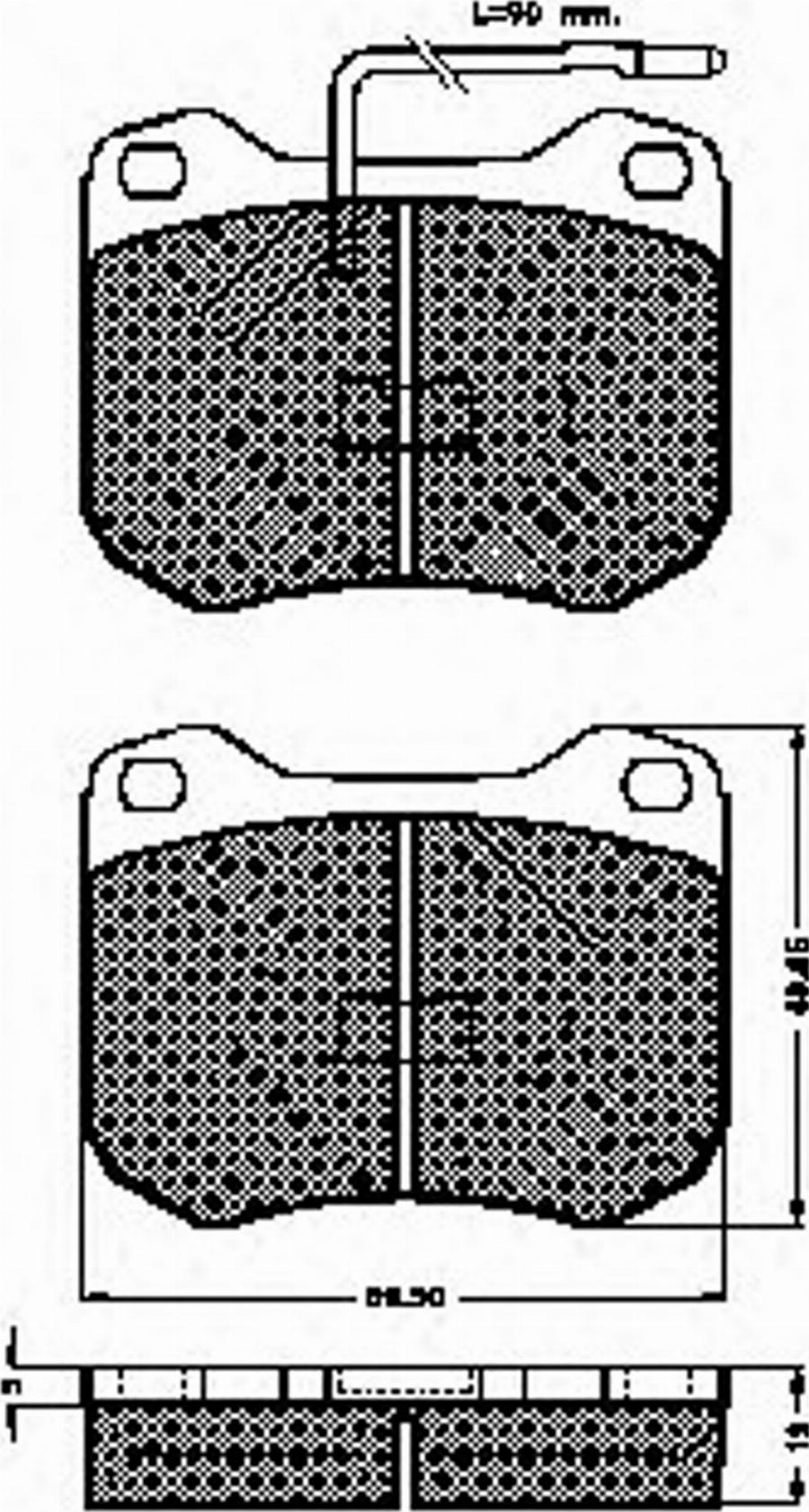 Spidan 30088 - Kit de plaquettes de frein, frein à disque cwaw.fr