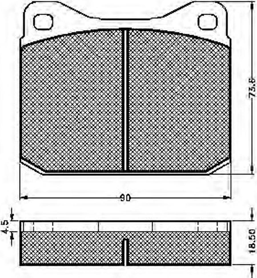 Spidan 30082 - Kit de plaquettes de frein, frein à disque cwaw.fr