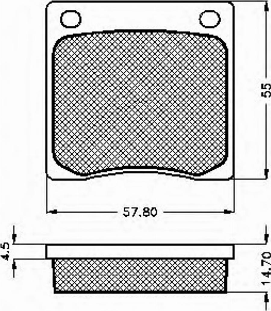 Spidan 30021 - Kit de plaquettes de frein, frein à disque cwaw.fr