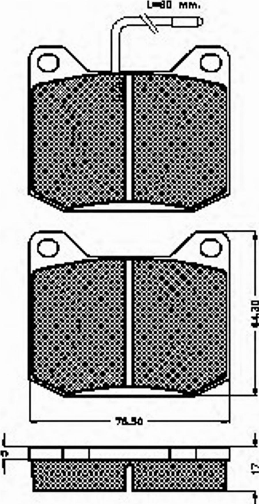 Spidan 30023 - Kit de plaquettes de frein, frein à disque cwaw.fr