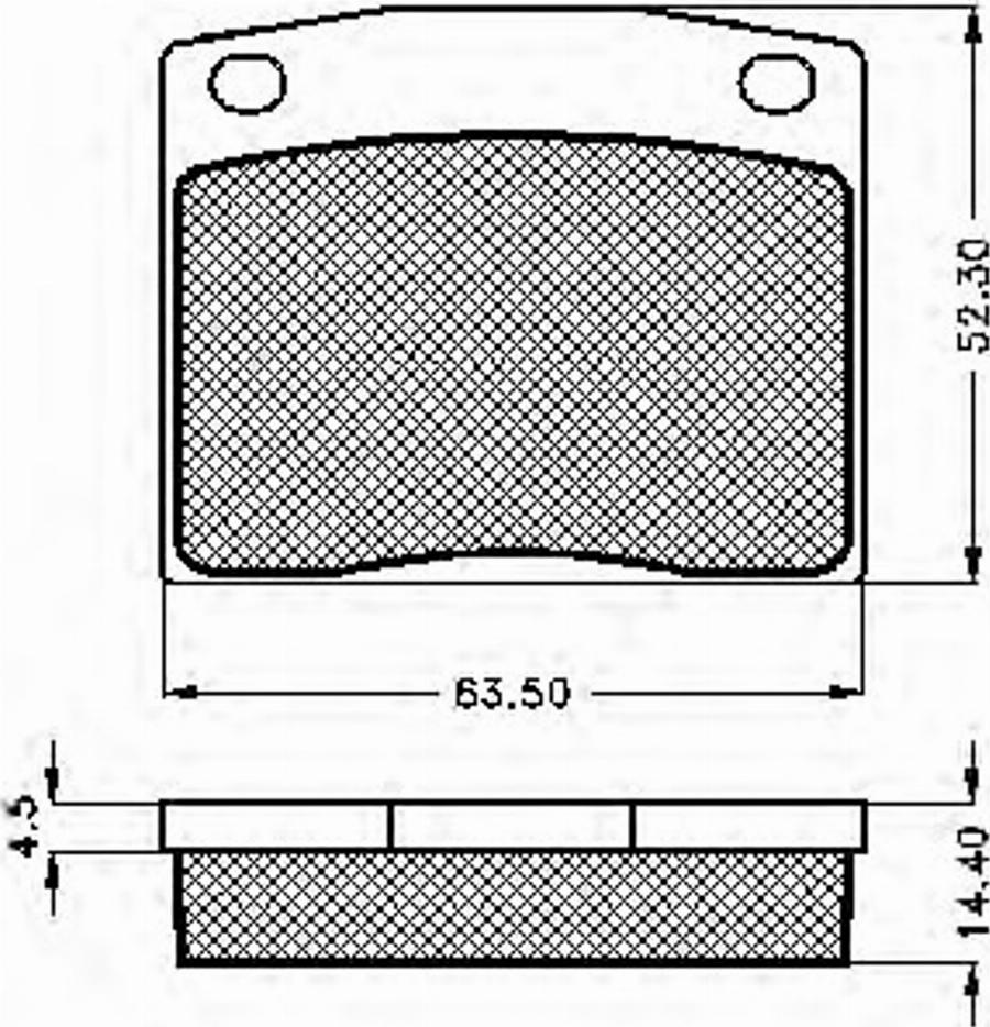 Spidan 30075 - Kit de plaquettes de frein, frein à disque cwaw.fr