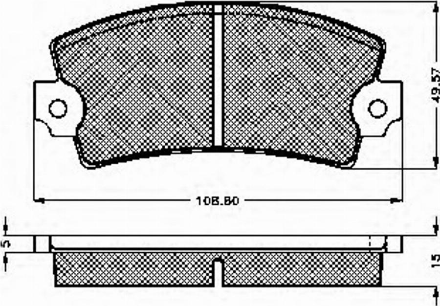 Spidan 30071 - Kit de plaquettes de frein, frein à disque cwaw.fr