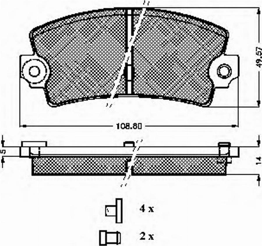 Spidan 30072 - Kit de plaquettes de frein, frein à disque cwaw.fr