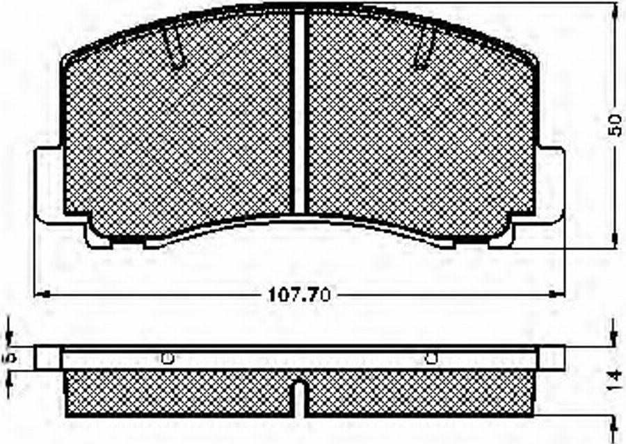 Spidan 30199 - Kit de plaquettes de frein, frein à disque cwaw.fr