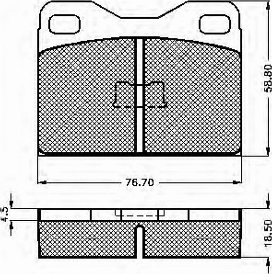 Spidan 30193 - Kit de plaquettes de frein, frein à disque cwaw.fr