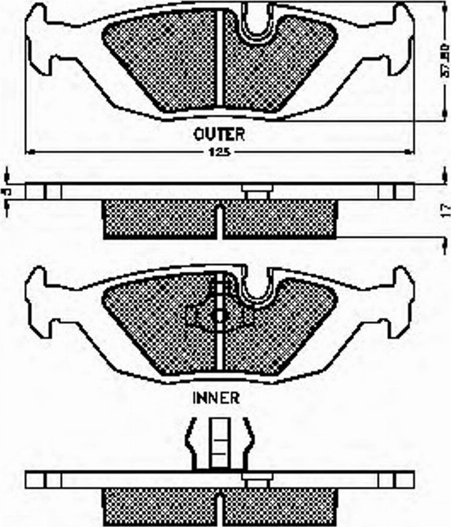 Spidan 30192 - Kit de plaquettes de frein, frein à disque cwaw.fr