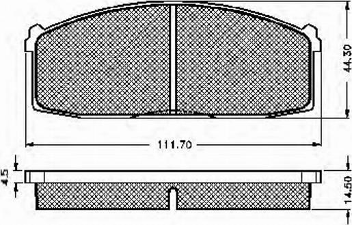 Spidan 30141 - Kit de plaquettes de frein, frein à disque cwaw.fr