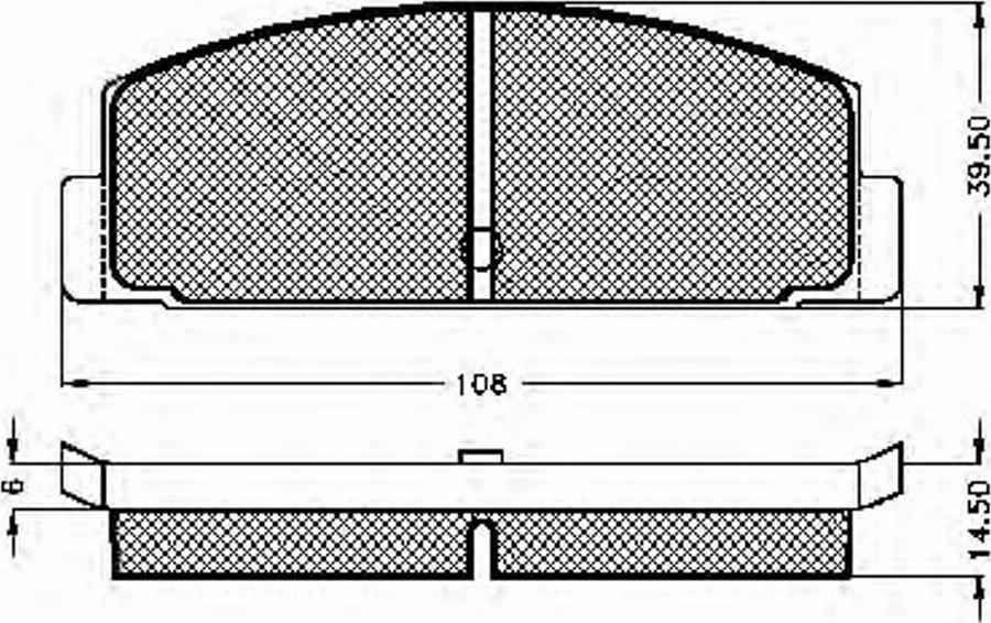 Spidan 30160 - Kit de plaquettes de frein, frein à disque cwaw.fr