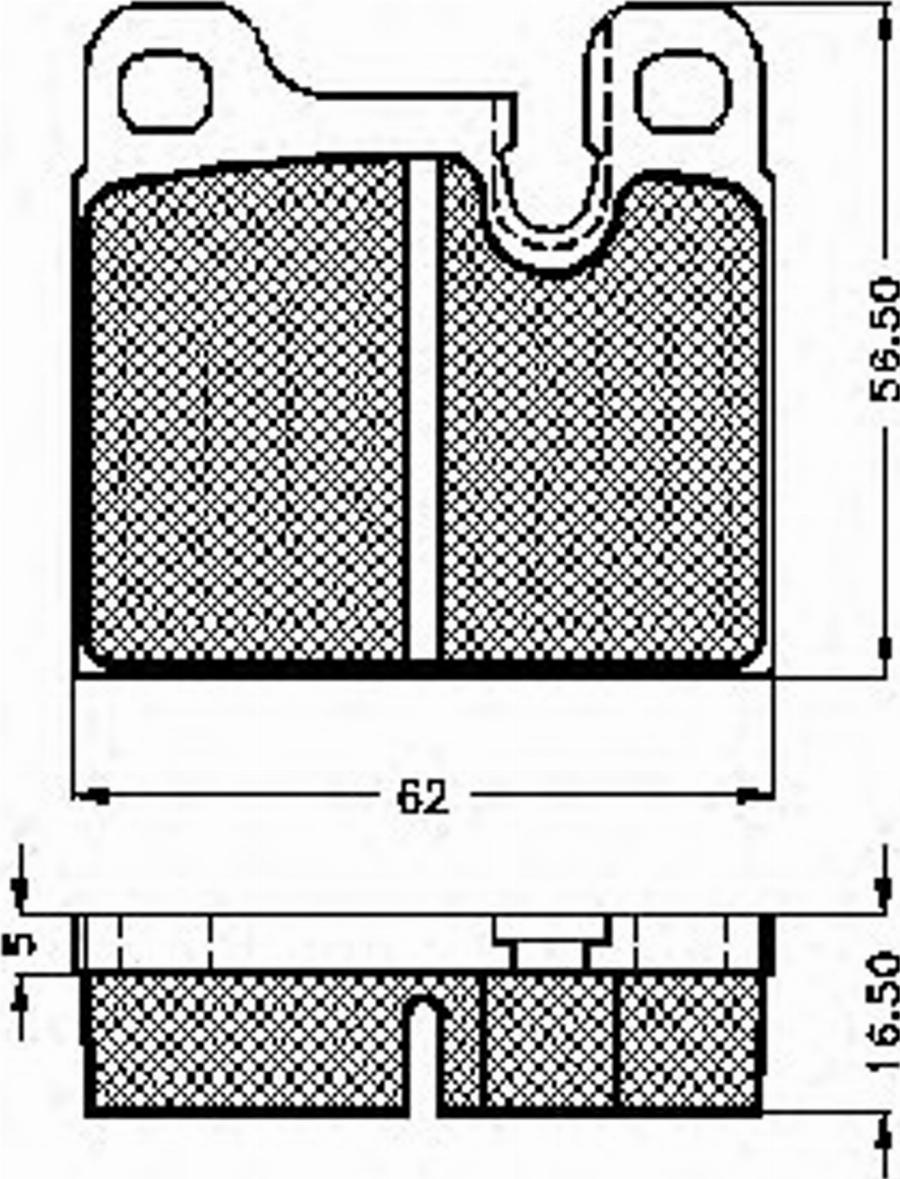 Spidan 30102 - Kit de plaquettes de frein, frein à disque cwaw.fr