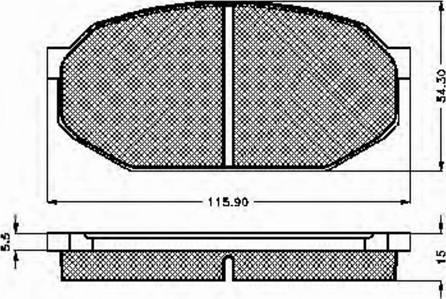 Spidan 30189 - Kit de plaquettes de frein, frein à disque cwaw.fr