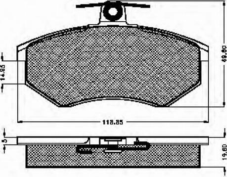 Spidan 30131 - Kit de plaquettes de frein, frein à disque cwaw.fr