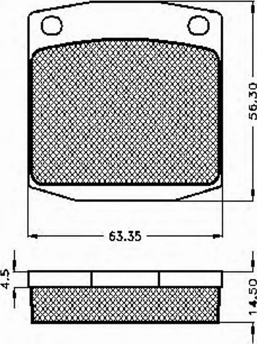 Spidan 30123 - Kit de plaquettes de frein, frein à disque cwaw.fr