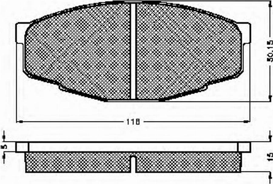 Spidan 30179 - Kit de plaquettes de frein, frein à disque cwaw.fr