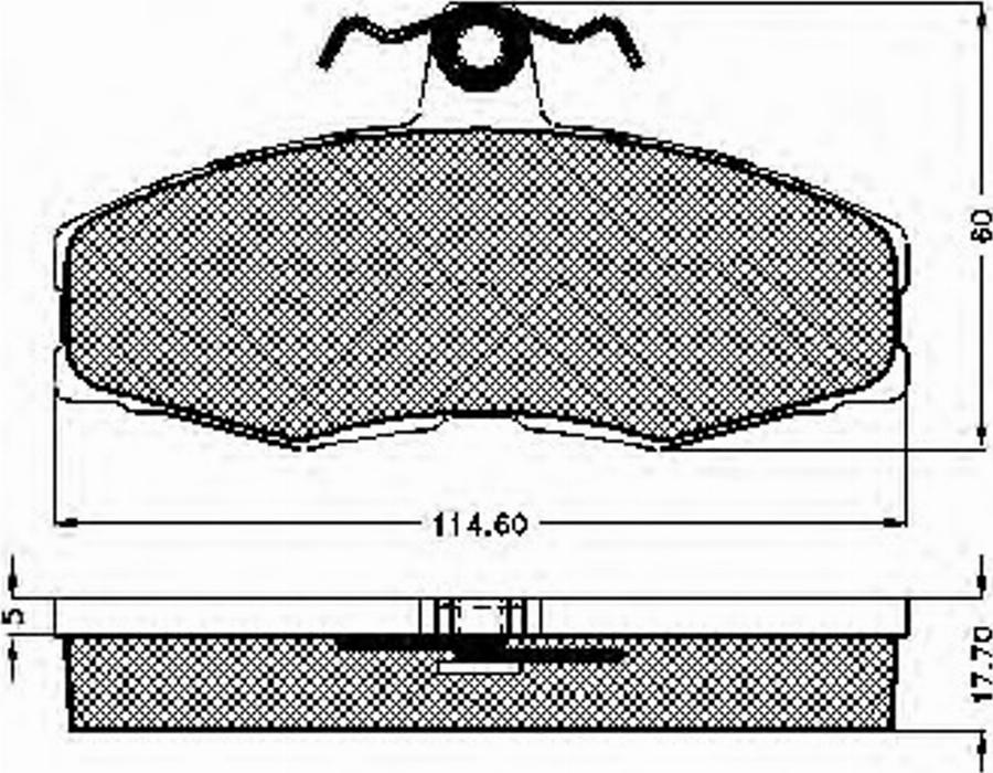 Spidan 30176 - Kit de plaquettes de frein, frein à disque cwaw.fr