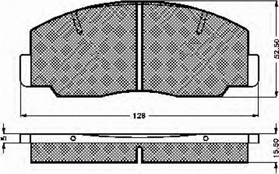 Spidan 30173 - Kit de plaquettes de frein, frein à disque cwaw.fr