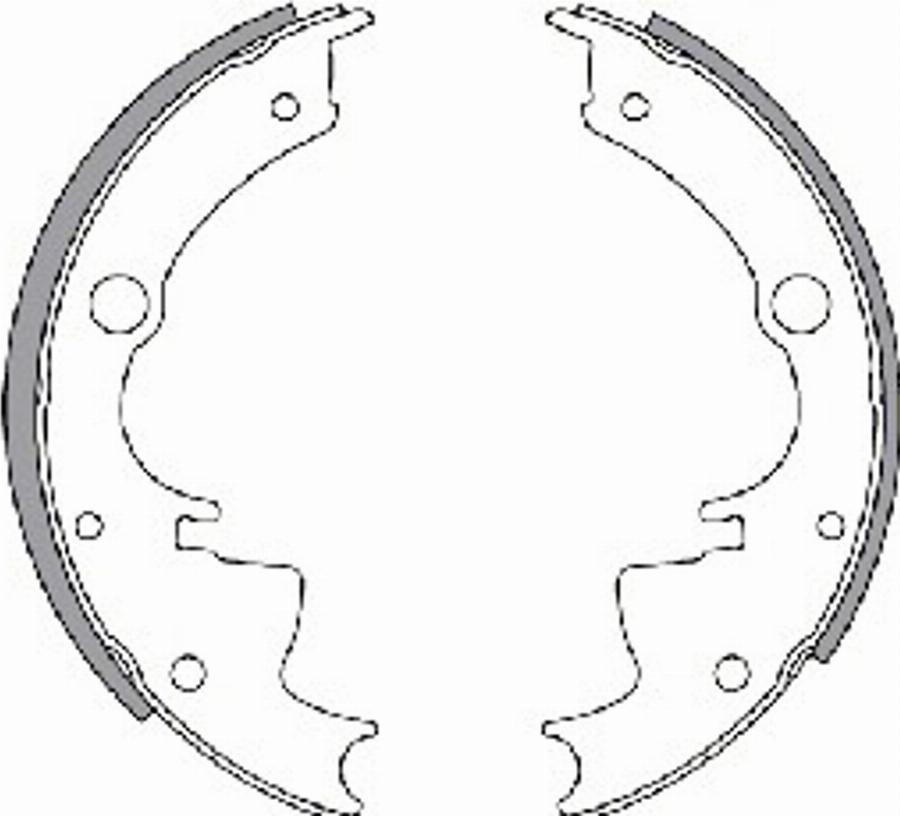 Spidan 30307 - Jeu de mâchoires de frein cwaw.fr