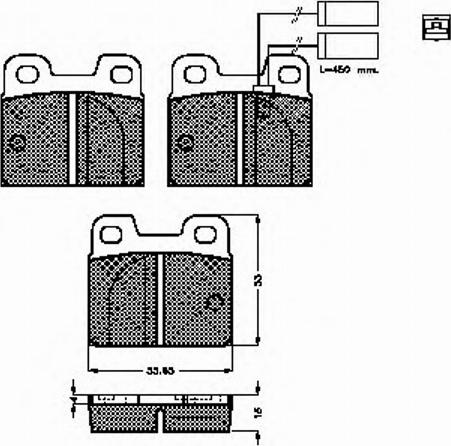 Spidan 30209 - Kit de plaquettes de frein, frein à disque cwaw.fr